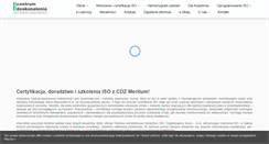 Desktop Screenshot of centrum-doskonalenia.pl